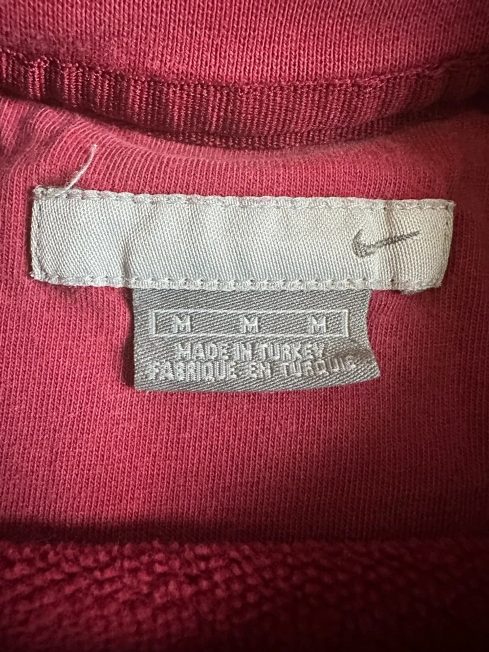 Vintage 2000s Nike‎ silver tag essential maroon sweatshirt